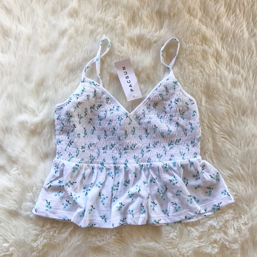 PacSun floral tank